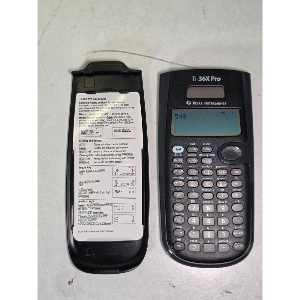 Texas Instruments TI-36X Pro Solar Scientific Calculator TI36Xpro SOLAR
